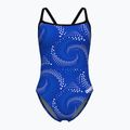 Women's one-piece swimsuit arena Fireflow Challenge Back black/team royal