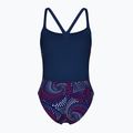 Women's one-piece swimsuit arena Fireflow Challenge Back navy/team redwhiteblue 2
