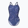 Ladies' one-piece swimsuit arena Fireflow Lightdrop Back navy/team navy