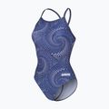 Ladies' one-piece swimsuit arena Fireflow Lightdrop Back navy/team navy 3