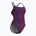 Women's one-piece swimsuit arena Snake Skin Challenge navy/team redwhiteblue 3