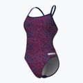 Women's one-piece swimsuit arena Snake Skin Challenge navy/team redwhiteblue 4