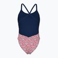 Women's one-piece swimsuit arena Pebbles Xcriss Cross multi white/navy 2
