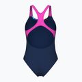 Women's one-piece swimsuit arena Bloom Swim Pro Back Lb multi navy/navy/shocking pink 2