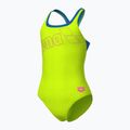 Women's one-piece swimsuit arena Logo Swim Pro artic lime/blue china 4