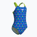 Children's one-piece swimsuit arena Multiple Dot Swim Pro Back multi blue/artic lime 3