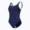 Women's one-piece swimsuit arena Isa Squared Back navy/ice 4