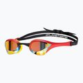 Swim goggles arena Cobra Ultra Swipe Mirror gold/red
