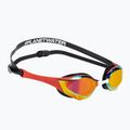 Swim goggles arena Cobra Edge Swipe Mirror gold/red