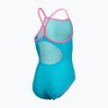 Children's one-piece swimsuit arena Light Drop Solid eyeblush/shocking pink/shocking pink 4