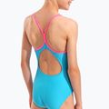Children's one-piece swimsuit arena Light Drop Solid eyeblush/shocking pink/shocking pink 9