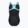 Children's one-piece swimsuit arena Kikko Swim Pro Back black/water 2