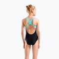 Children's one-piece swimsuit arena Kikko Swim Pro Back black/water 7