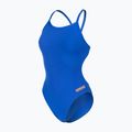 Women's one-piece swimsuit arena Team Swimsuit Challenge Solid neon blue/team orange 3