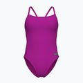 Ladies' one-piece swimsuit Arena Team Swimsuit Challenge Solid very fuchsia/team green