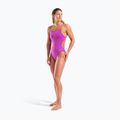 Ladies' one-piece swimsuit Arena Team Swimsuit Challenge Solid very fuchsia/team green 6