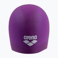 Swim cap arena Long Hair very fuchsia/white 3