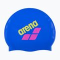 Swim cap arena Big Logo neon blue/shocking pink/yellow star