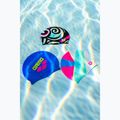 Swim cap arena Big Logo neon blue/shocking pink/yellow star 7