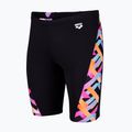 Men's swim jammers arena Texture Swim black/black multi 3
