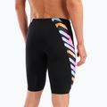 Men's swim jammers arena Texture Swim black/black multi 9