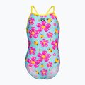 Children's one-piece swimsuit arena Spring Lightdrop Back water multi/yellow star