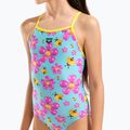Children's one-piece swimsuit arena Spring Lightdrop Back water multi/yellow star 8