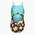 Children's one-piece swimsuit arena Spring Lightdrop Back plum multi/water 2