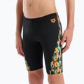 Children's swim jammers arena Print Swim black/orange multi 8