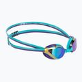 Children's swim goggles arena Python Mirror Jr emerald/peacock/plum