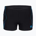 Men's swim boxers arena Graphic Swim Short black/turquoise