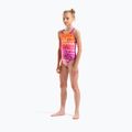 Children's one-piece swimsuit arena Multi Colours V Back pink multi/very fuchsia 6