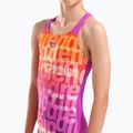 Children's one-piece swimsuit arena Multi Colours V Back pink multi/very fuchsia 8