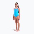 Children's one-piece swimsuit arena Kikko Swim Pro Back turquoise/very fuchsia 6