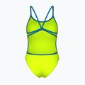 Ladies' one-piece swimsuit Arena Lace Back Solid artic lime/blue cosmo 2