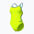 Ladies' one-piece swimsuit Arena Lace Back Solid artic lime/blue cosmo 3