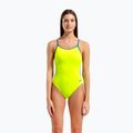 Ladies' one-piece swimsuit Arena Lace Back Solid artic lime/blue cosmo 5