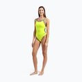 Ladies' one-piece swimsuit Arena Lace Back Solid artic lime/blue cosmo 6