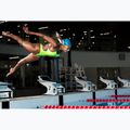 Ladies' one-piece swimsuit Arena Lace Back Solid artic lime/blue cosmo 11