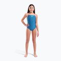 Children's one-piece swimsuit arena Light Drop Solid deep teel/shocking pink/verbena 6