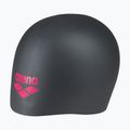 Swim cap arena Long Hair asphalt/pink 2