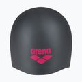 Swim cap arena Long Hair asphalt/pink 3