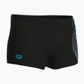 Men's swim boxers arena Basic Swim Short black/turquoise 4