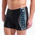 Men's swim boxers arena Basic Swim Short black/turquoise 8