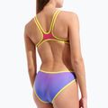 Ladies' one-piece swimsuit arena One Shaded Print Tech One Back bright coral royal multi/soft green 9