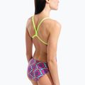 Ladies' one-piece swimsuit arena Floral Challange Back violet multi/artic lime 5