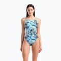 Ladies' one-piece swimsuit arena Earth View Xcriss Cross water multi/water