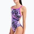 Ladies' one-piece swimsuit arena Earth View Xcriss Cross pink multi/very fuchsia 4