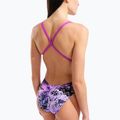 Ladies' one-piece swimsuit arena Earth View Xcriss Cross pink multi/very fuchsia 5