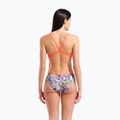 Ladies' one-piece swimsuit arena Painting Lace Back multi/bright coral 7